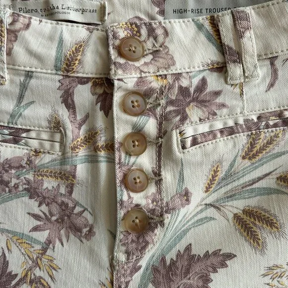 Anthropologie Vintage Style High Waisted Button Fly Bootcut Jeans Size 26 - Picture 5 of 13